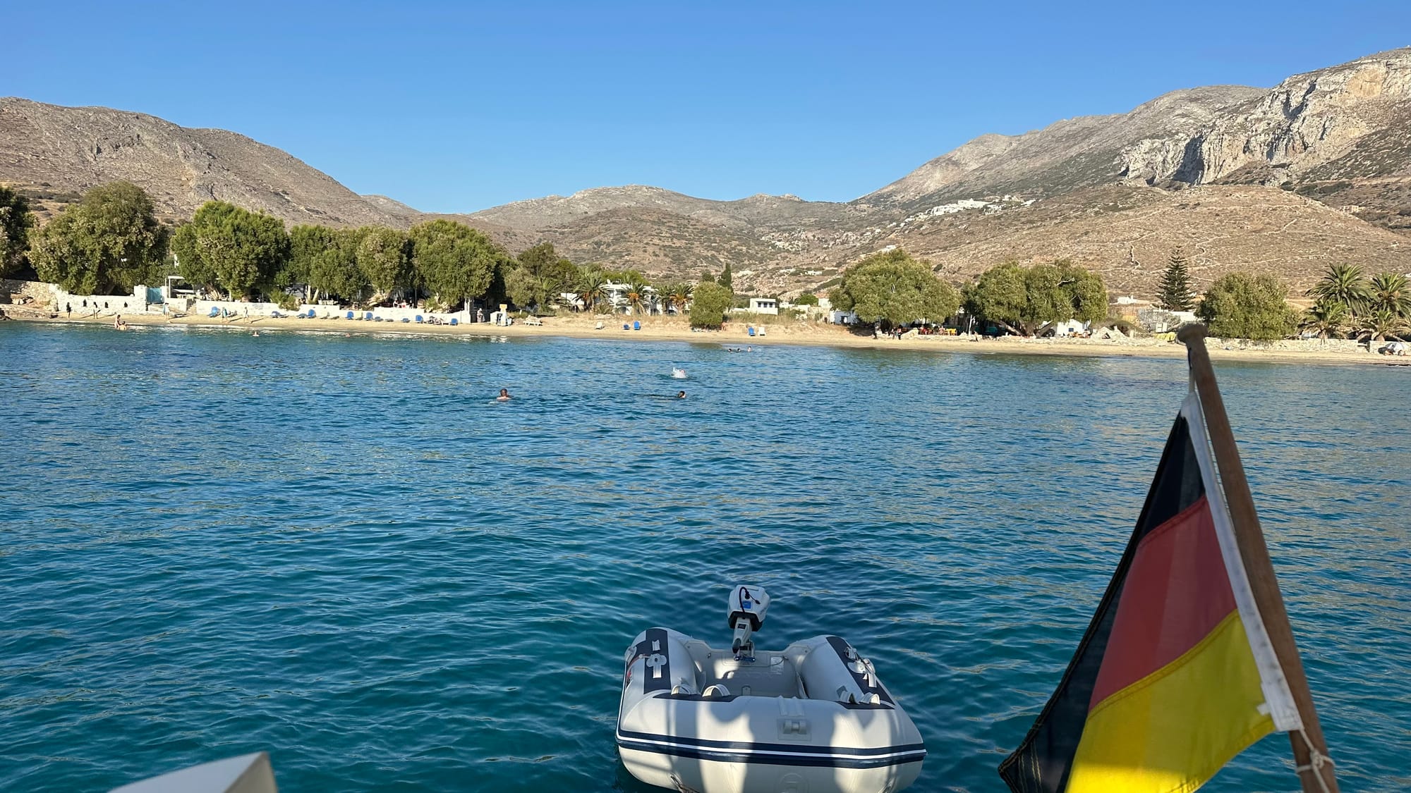 Zu dritt von Leros auf die Kykladen