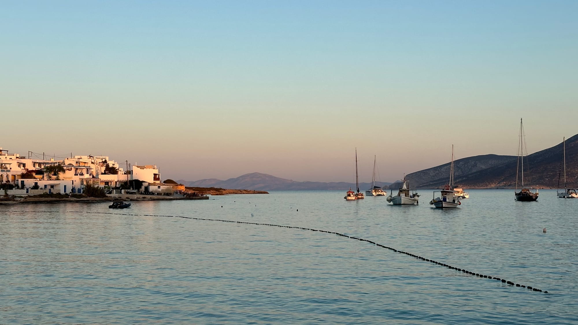 Zu dritt von Leros auf die Kykladen