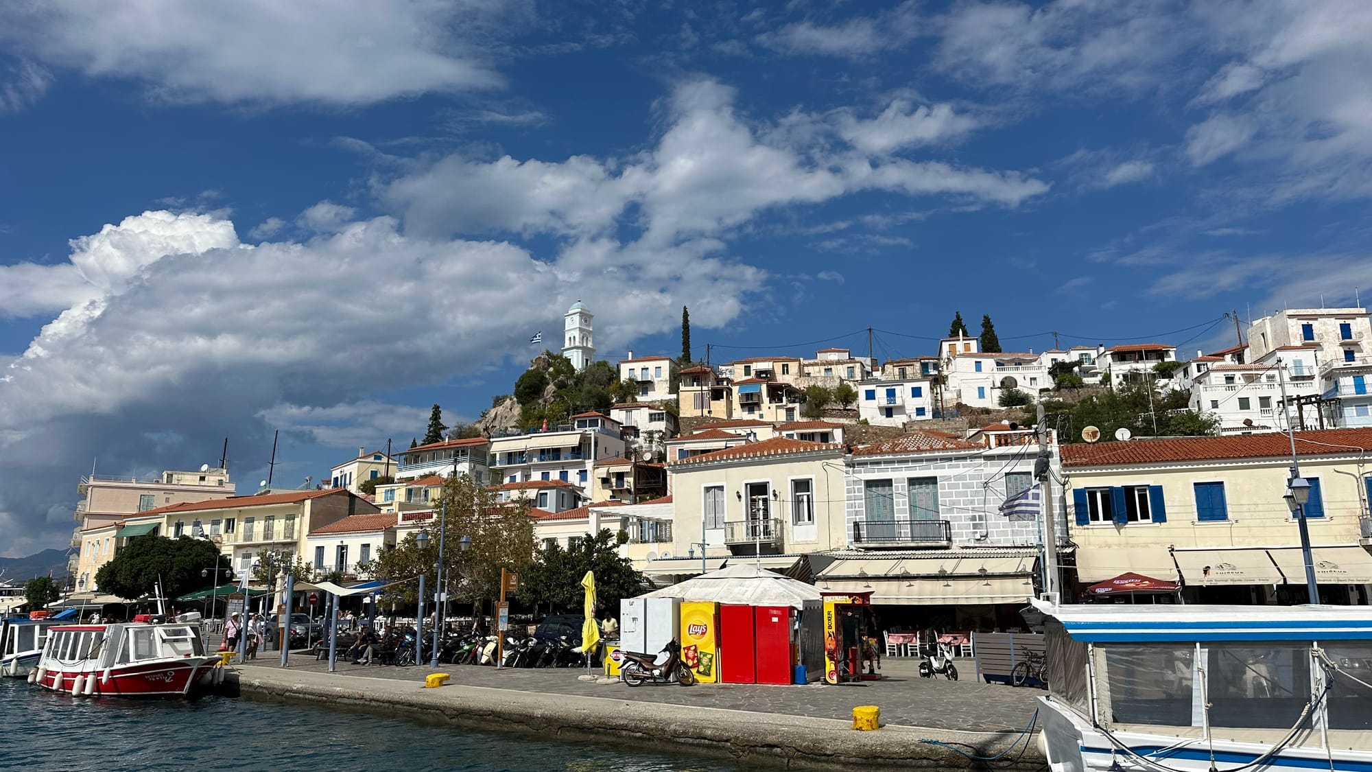 Zu zweit von Syros nach Poros