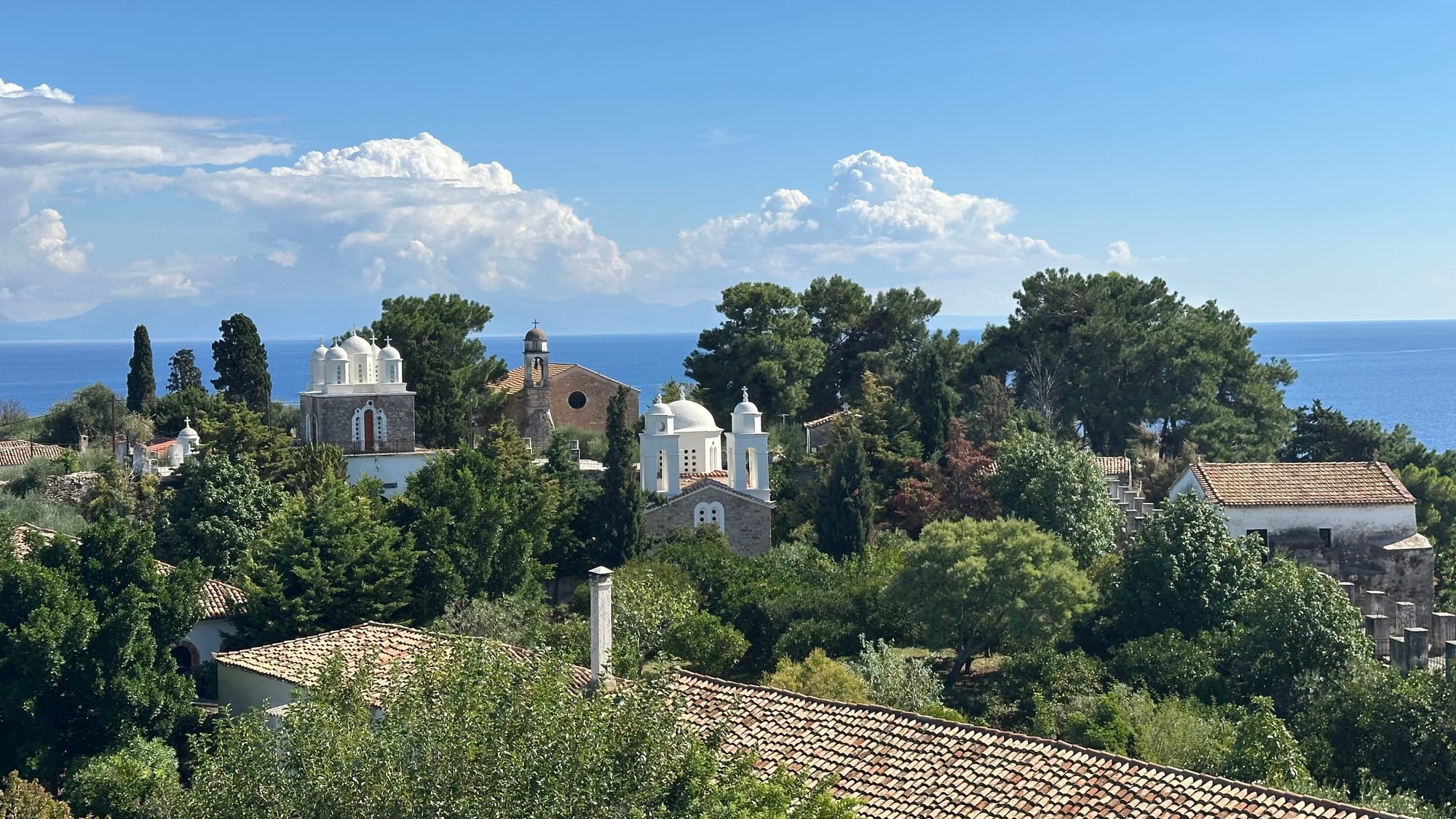 Entlang der Westküste des Peloponnes