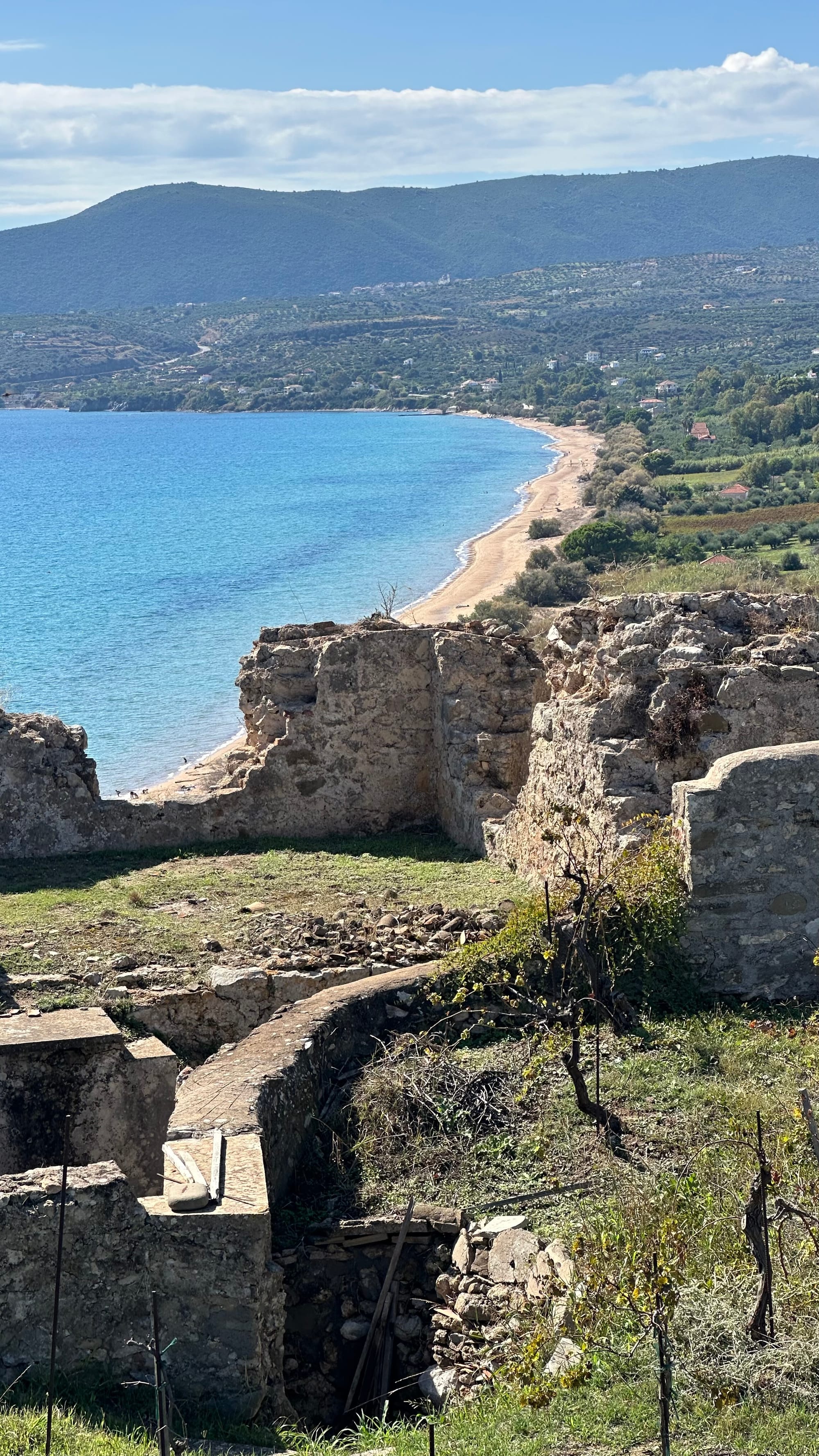Entlang der Westküste des Peloponnes