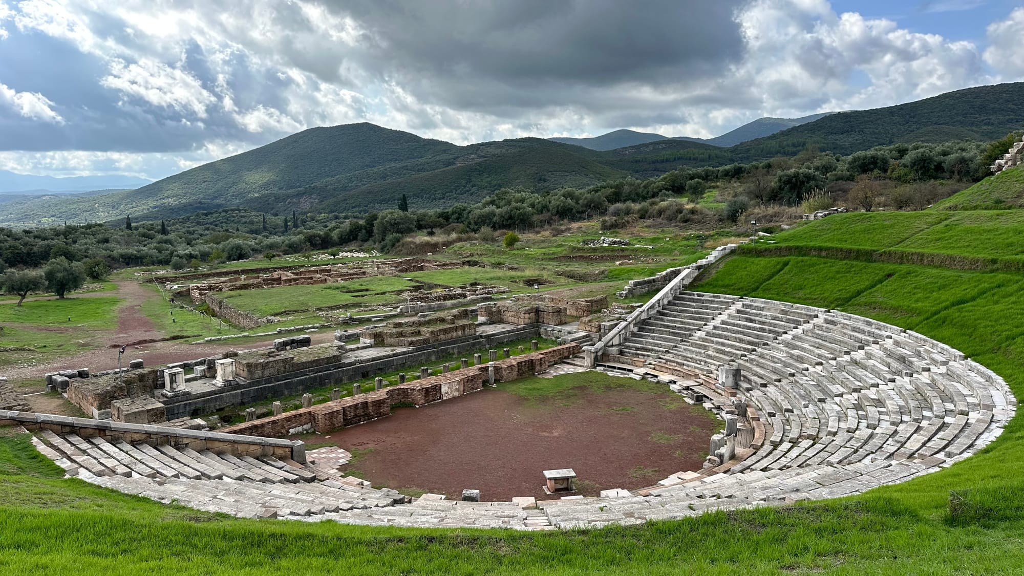 Entlang der Westküste des Peloponnes